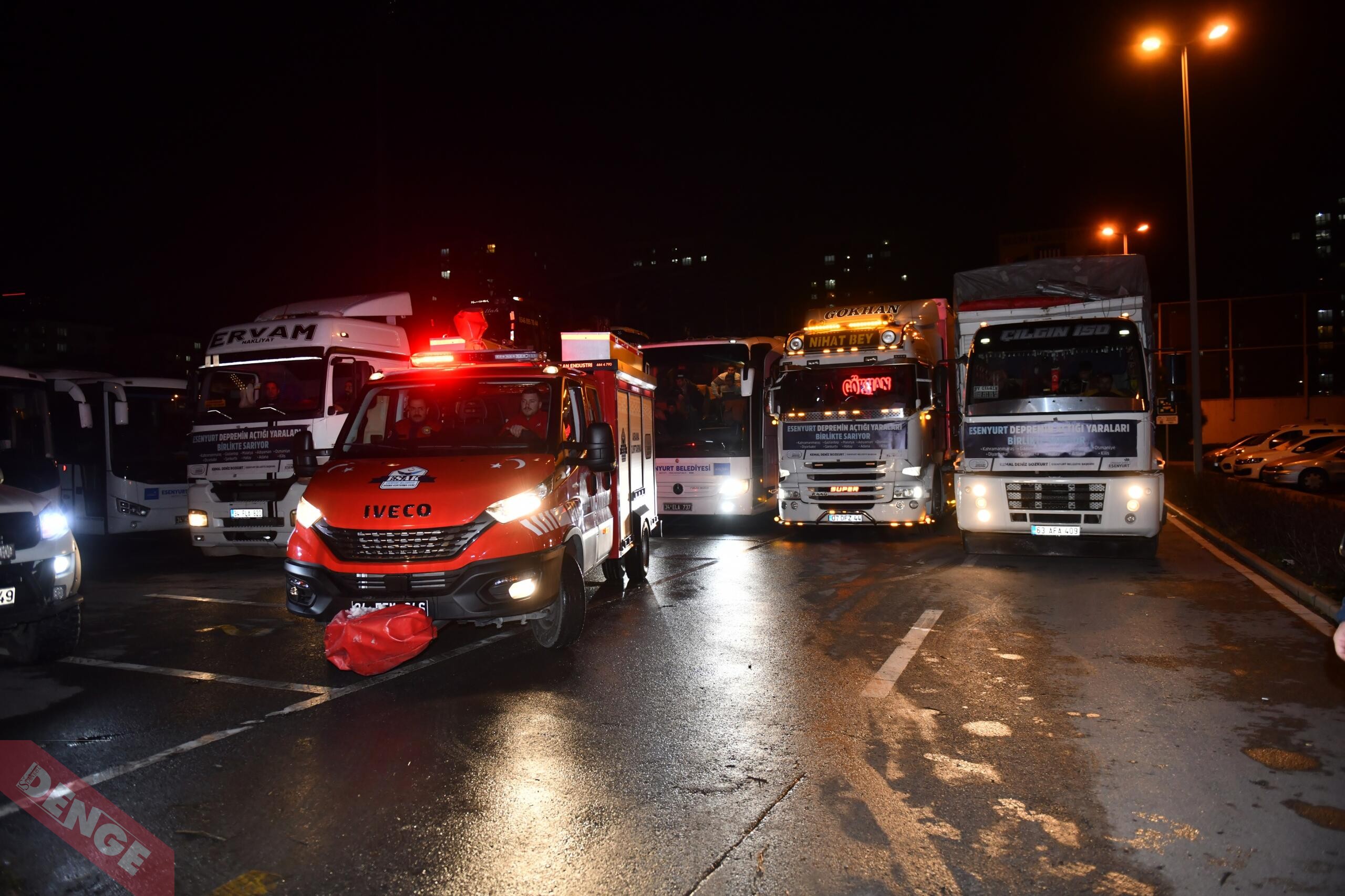 Esenyurt’tan Deprem Bölgesine Yardım Yağdı